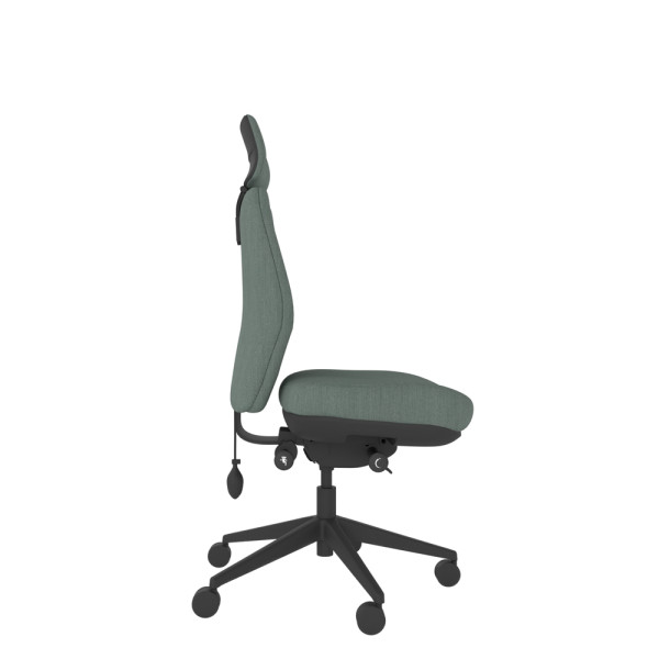 Solo Medium Back Large Seat Chair with Headrest